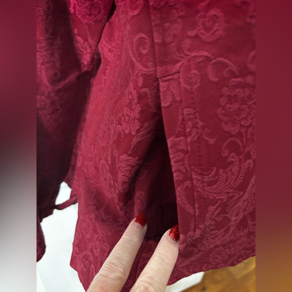 Appleseed’s Red Wine Buttoned Jacket Plus Size 18… - image 4